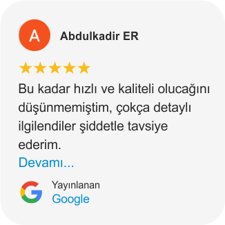 Abdulkadir ER Mutlu Müşteri