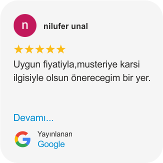 nilufer unal Mutlu Müşteri